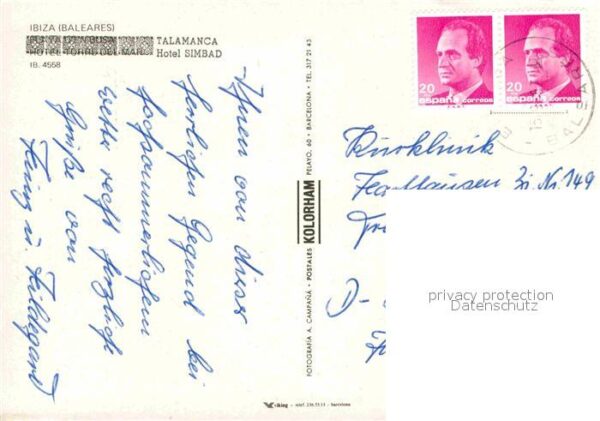 Talamanca Fliegeraufnahme Hotel Simbad – Bild 2