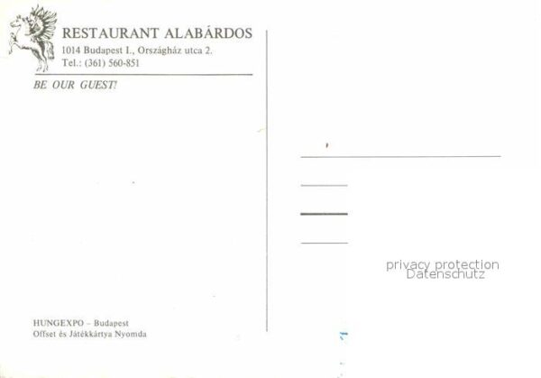 Budapest Restaurant Alabardos – Bild 2