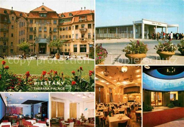 Piestany Thermia Palace Speisesaal Garten