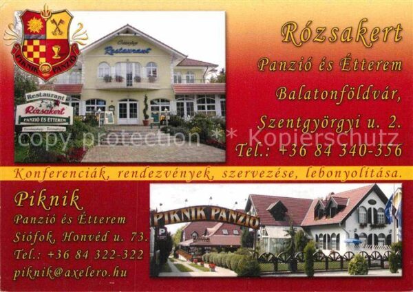 Balatonfoeldvar Restaurant Rozsakert