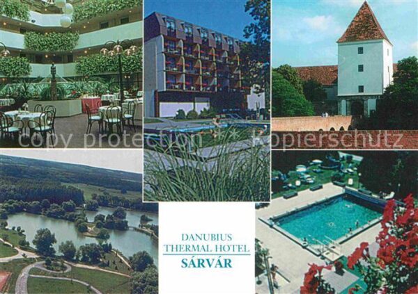Sarvar Fliegeraufnahme Danubius Thermal Hotel