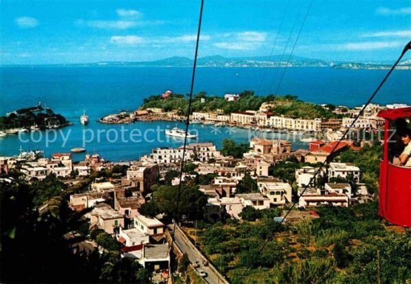 Porto d Ischia Panorama Seilbahn Hafen