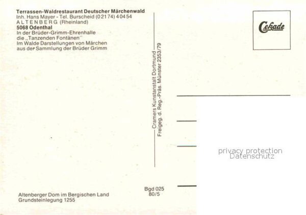 Odenthal Fliegeraufnahme Terrassen Waldhotel Deu – Bild 2