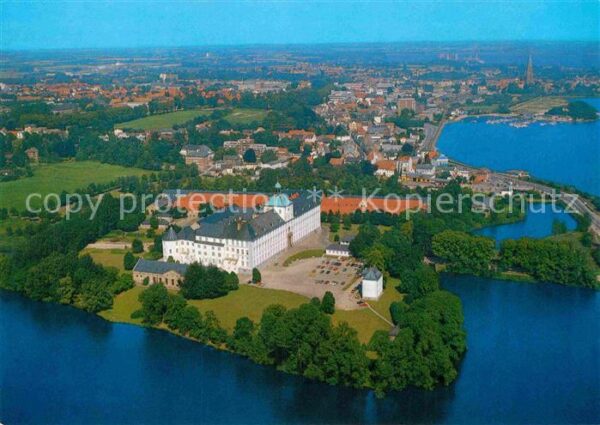 Schleswig Schlei Fliegeraufnahme Schloss Gottorp