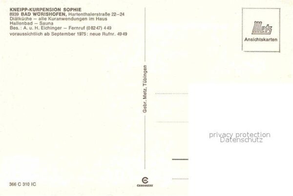 Bad Duerrheim Kurpension Sophie – Bild 2