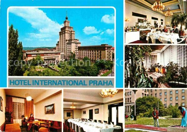 Praha Prahy Prague Hotel International Minigolf Speisesaal
