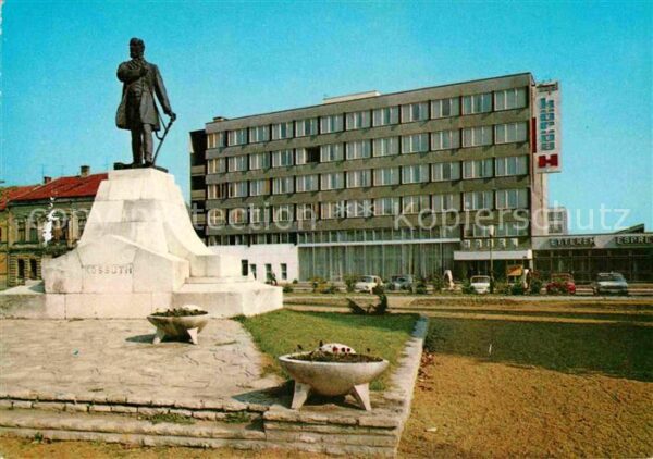 Bekescsaba Hotel Körös Kossuth Lajos Standbild