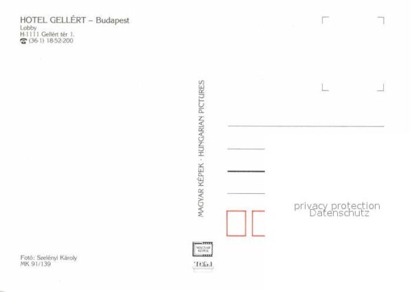 Budapest Hotel Gellert Lobby – Bild 2