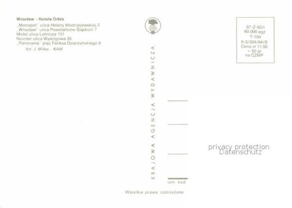 Wroclaw Hotel Orbis Monopol Stadtansichten – Bild 2