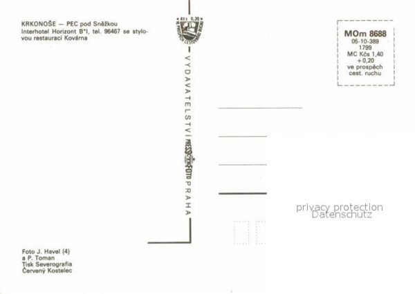 Krkonose Inter Hotel Horizont Bar Speisesaal Aus – Bild 2
