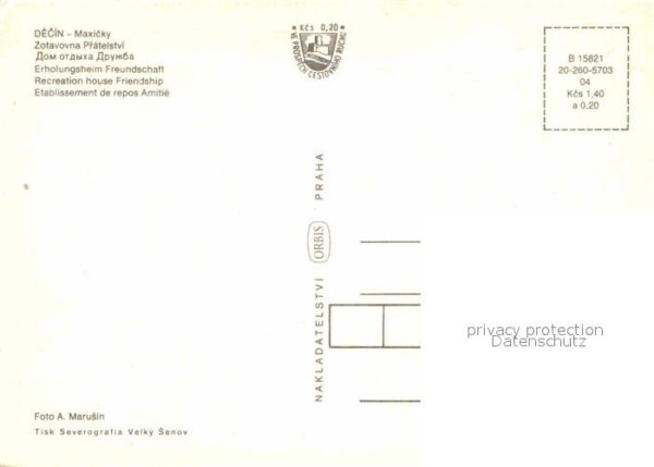 Decin Boehmen Erholungsheim Freundschaft – Bild 2