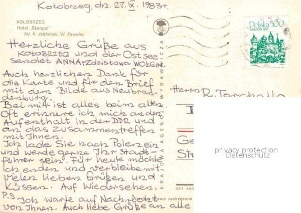 Kolobrzeg Polen Hotel Skanpol – Bild 2