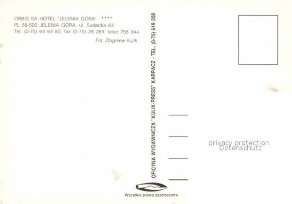 Jelenia Gora Hirschberg Schlesien Orbis Hotel Aussenansicht Hallenbad – Bild 2
