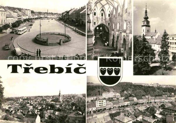 Trebic Trebitsch Panorama Platz Kirche Kircheninneres