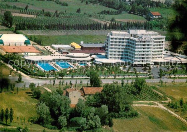 Montegrotto Terme Fliegeraufnahme Hotel Apollo Terme