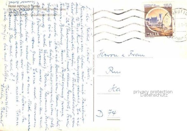 Montegrotto Terme Fliegeraufnahme Hotel Apollo Terme – Bild 2
