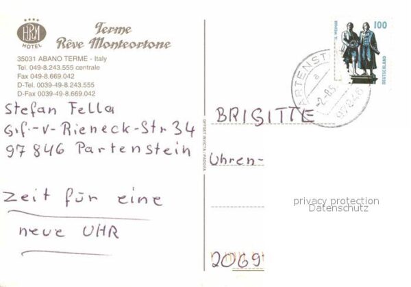 Abano Terme Hotel Terme Monteortone Schwimmbad – Bild 2