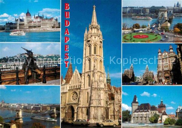 Budapest Kathedrale Brücke Denkmal Schloss