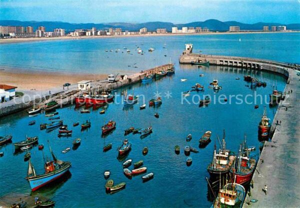 Laredo Spanien Hafen und Strand