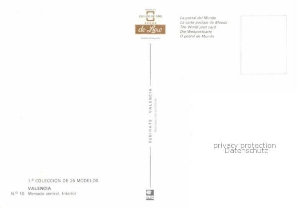 Valencia Valenciana Zentralmarkt – Bild 2