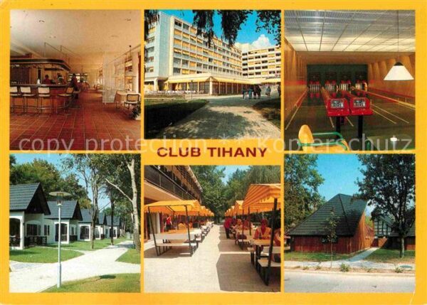 Tihany Clubhotel Kegelbahn Terrasse Bar Teilan