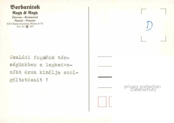 Badacsonytomaj Ungarn Pension Borbaratok – Bild 2