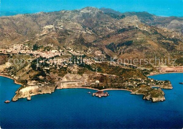 Taormina Sizilien Fliegeraufnahme