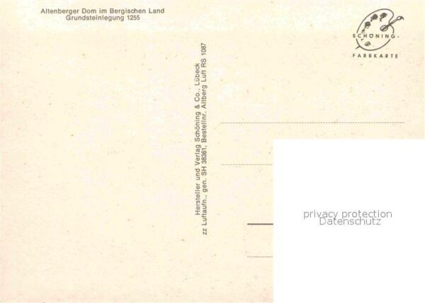 Altenberg Rheinland Fliegeraufnahme Dom – Bild 2