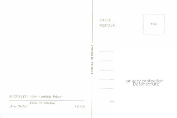 Bucuresti Hotel Athenée Palace – Bild 2
