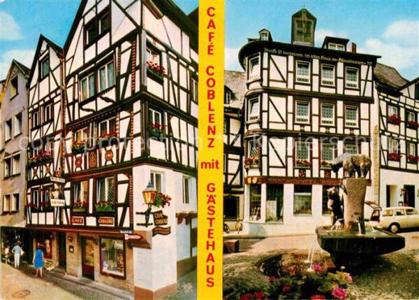 Bernkastel-Kues Cafe Coblenz Gästehaus Bärenbrunnen