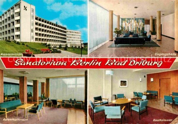 Bad Driburg Sanatorium Berlin Aussenansicht Aufenth