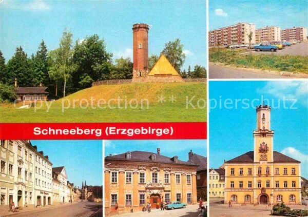 Schneeberg Erzgebirge Keilberg Neubaugebiet Ernst Schneller P