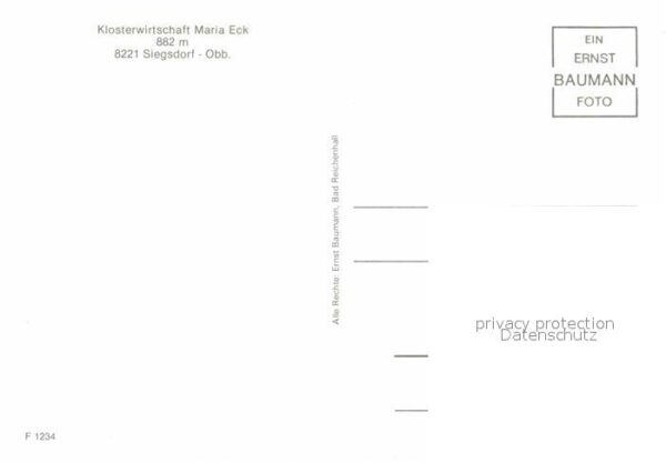 Siegsdorf Oberbayern Klosterwirtschaft Maria Eck – Bild 2
