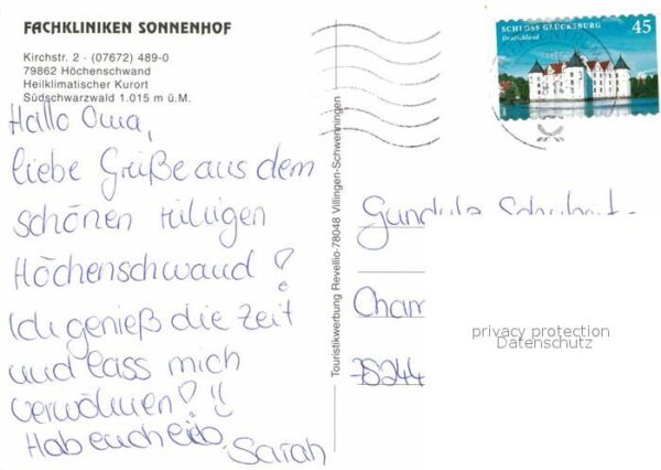 Hoechenschwand Fachklinik Sonnenhof – Bild 2
