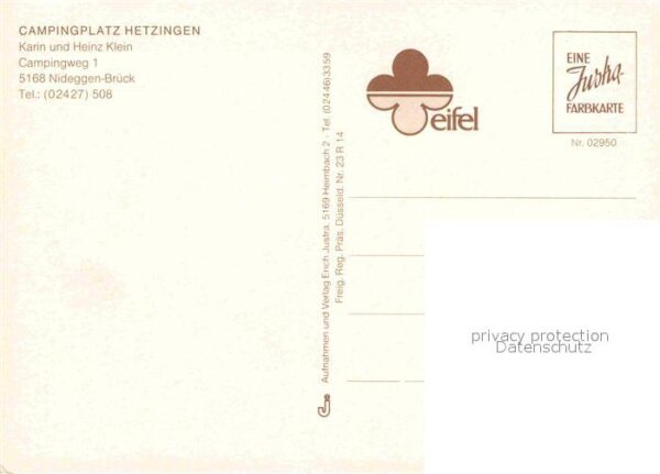 Nideggen Eifel Fliegeraufnahme Campingplatz Hetzingen – Bild 2