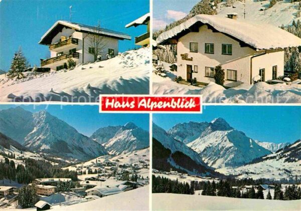 Hirschegg Kleinwalsertal Vorarlberg Haus Alpenblick