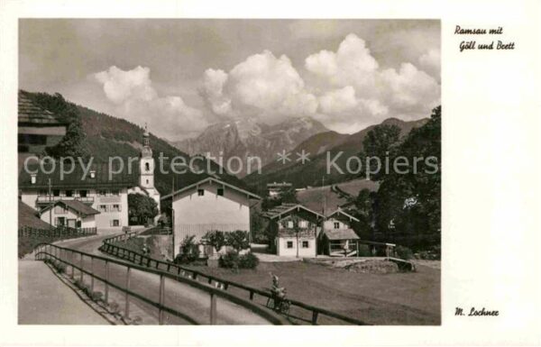 Ramsau Berchtesgaden Göll und Beett Kirche
