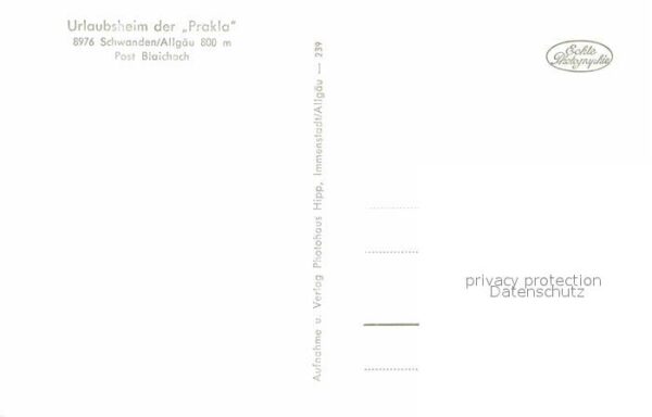 Schwanden Blaichach Urlaubsheim der Prakla – Bild 2