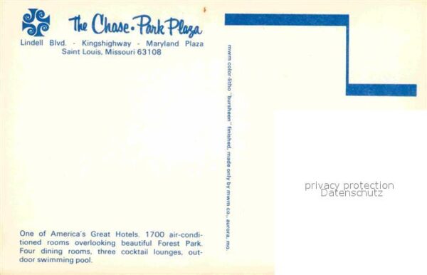 Saint Louis Missouri The Chase Park Plaza – Bild 2