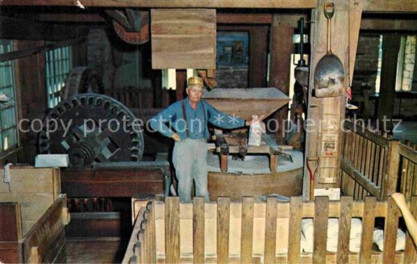 Mitchell Indiana Historische Mühle Inneres
