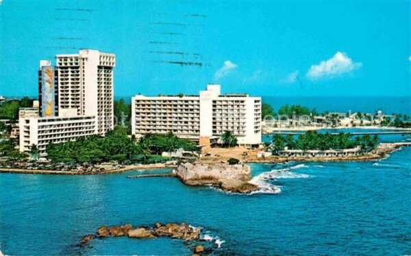 San Juan Puerto Rico Panorama Caribe Hilton Hotel