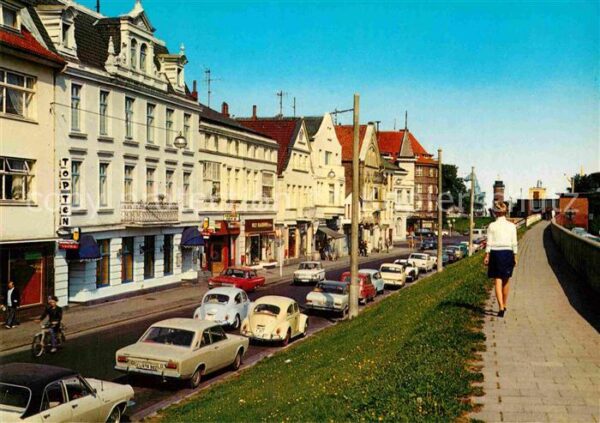 Cuxhaven Duhnen Nordseebad Deichstrasse