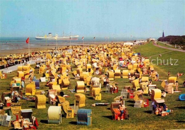 Cuxhaven Doese Nordseebad Strand Kugelbake