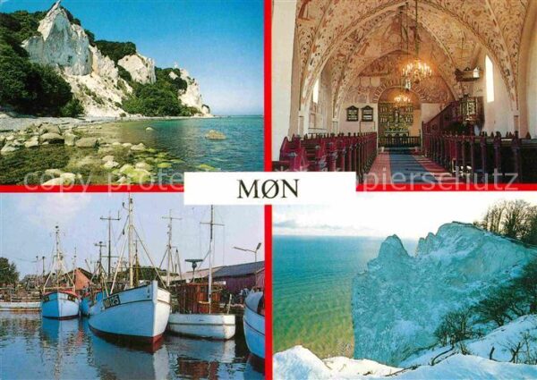 Mon Daenemark Kircheninneres Bucht Hafen