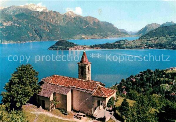 Lago di Como blick von San Martino di Cadenabbia
