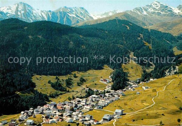 Serfaus Tirol Fliegeraufnahme