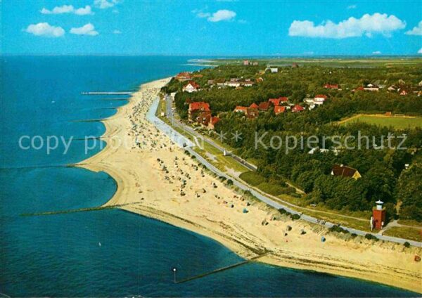 Wyk Foehr Fliegeraufnahme Südstrand Promenade
