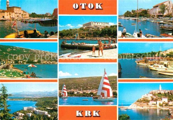 Otok Krk Stadtansichten