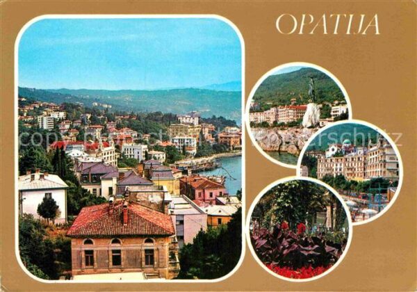 Opatija Abbazia Teilansicht Altstadt Denkmal