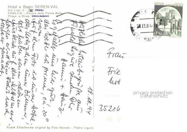 Finale Ligure Hotel Seren Val – Bild 2